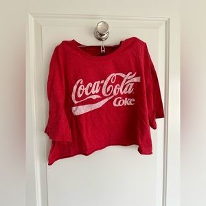 Cropped Coca Cola Graphic Tee